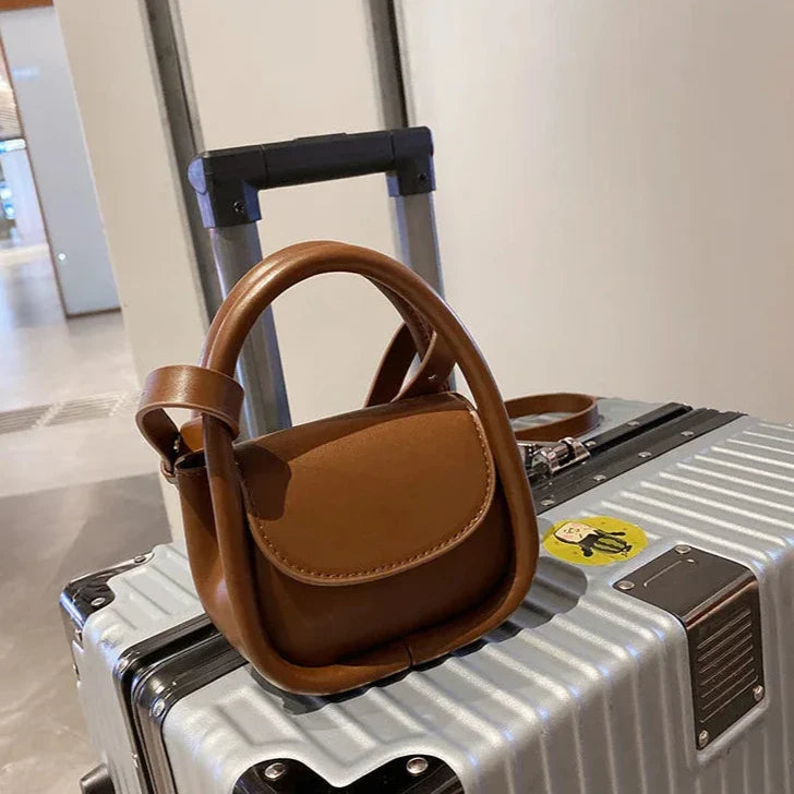 Emma | Women's Mini Vintage Crossbody Sling Saddle Bag