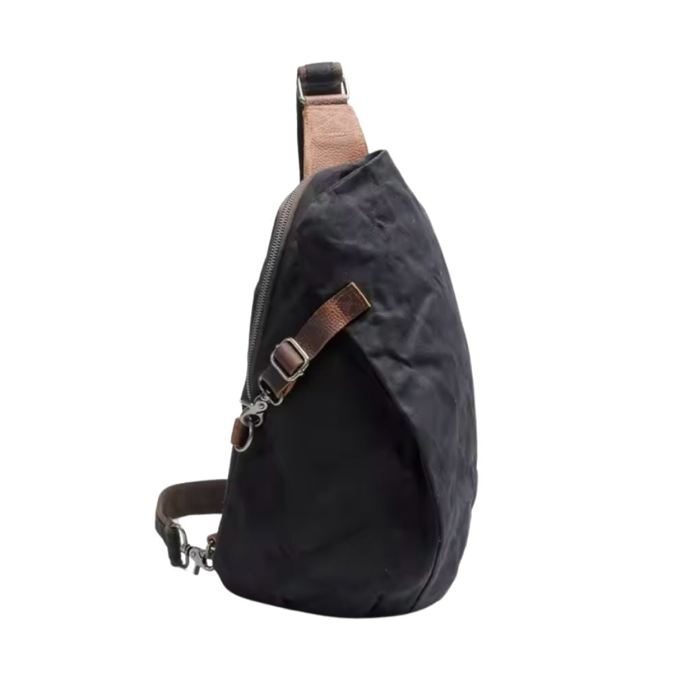 Genesis | Men's Vintage Waxed Canvas Men's Crossbody Bag