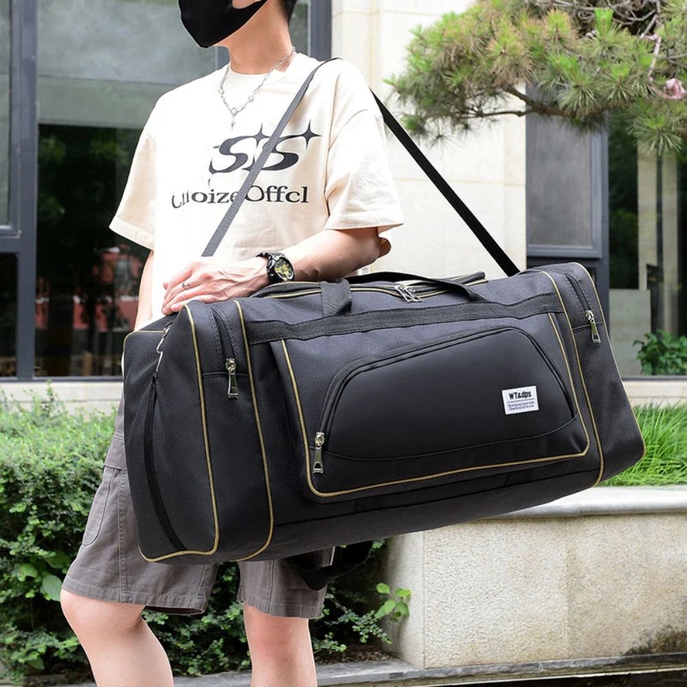 Men's Extra-Large Oxford Weekender Travel Duffle Bag