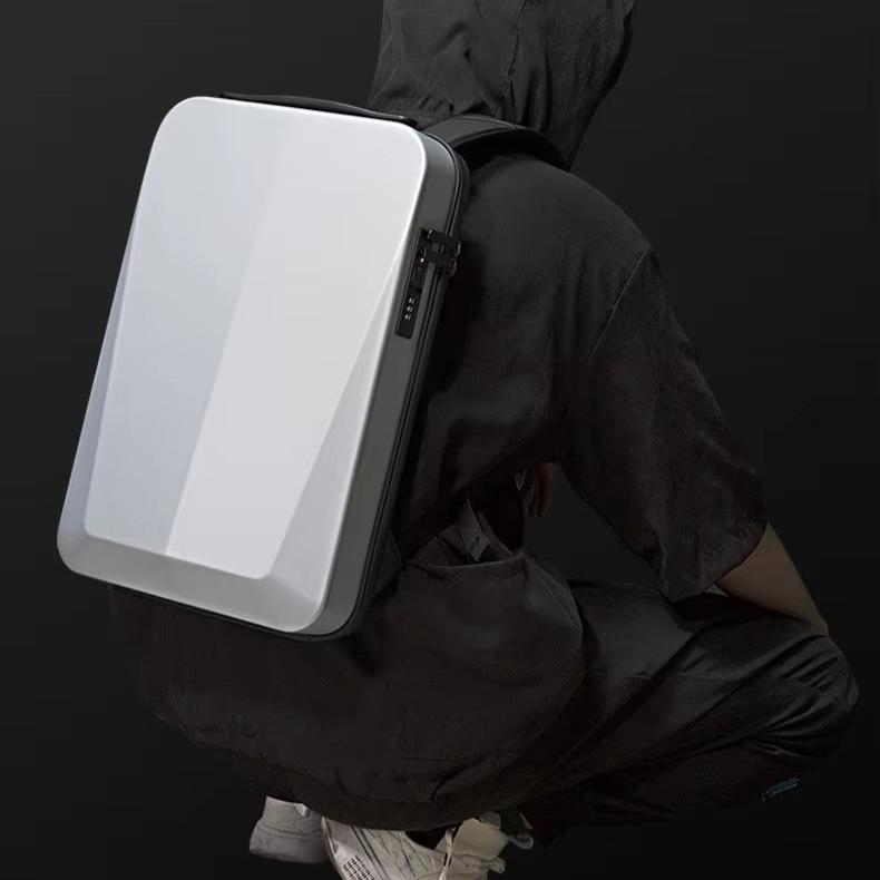 Liam | Men's Ultra-thin Hard Case Business Travel Laptop Anti-theft Backpack