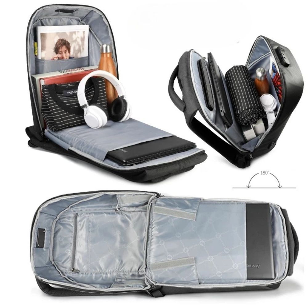 Collins | Men's Waterproof Anti-Theft Travel Laptop Backpack