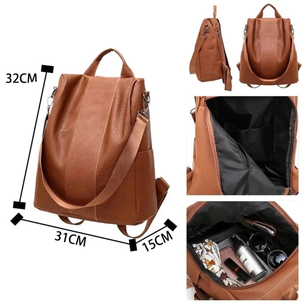 Azalea | Women's Waterproof Leather Travel Backpack