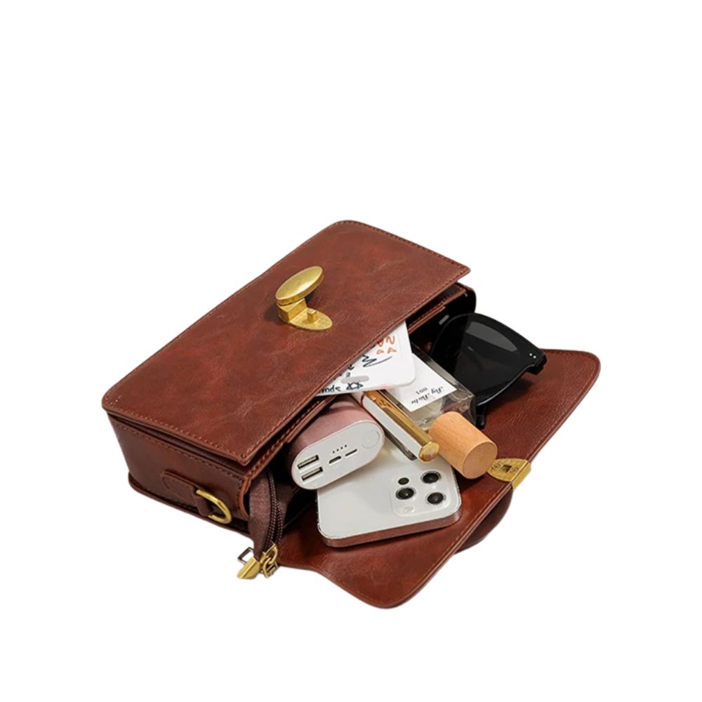 Eleanor | Women's Retro Leather Small Crossbody Handbag