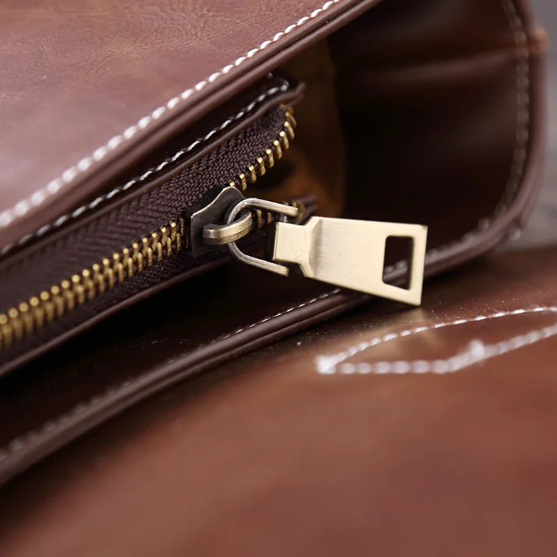 Henry | Men's Retro Leather Briefcase Messenger Bag