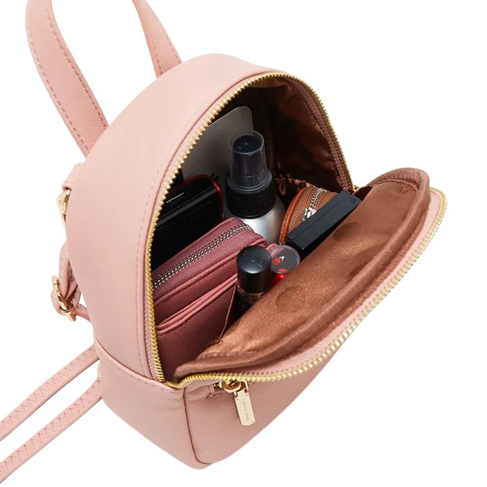 Lily | Women's Mini Faux Leather Backpack
