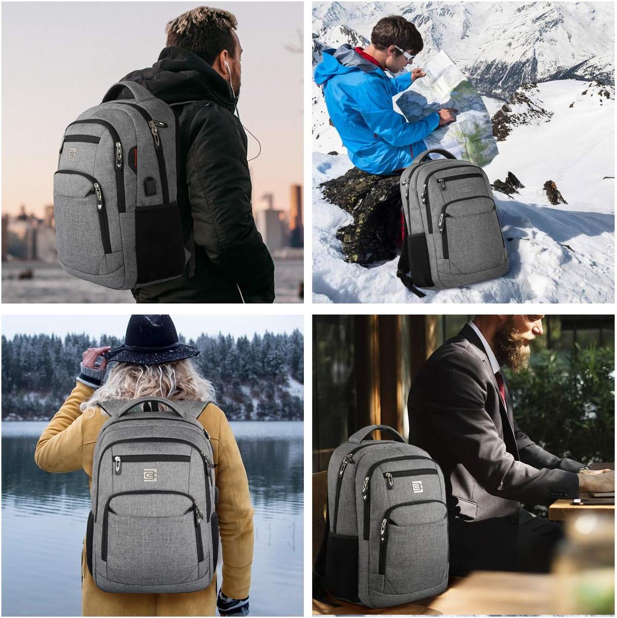 Smart Anti-Theft Laptop Backpack with USB Port Travel & Work Ready