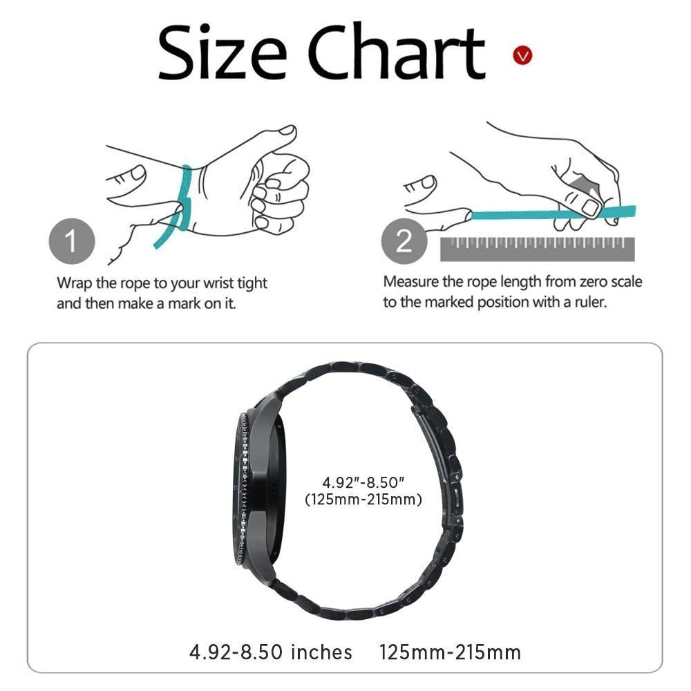 18mm 22mm 20mm 24mm Stainless Steel Watch Band Strap For SAMSUNG Galaxy Watch 42 46mm GEAR S3 Active2 Classic quick release