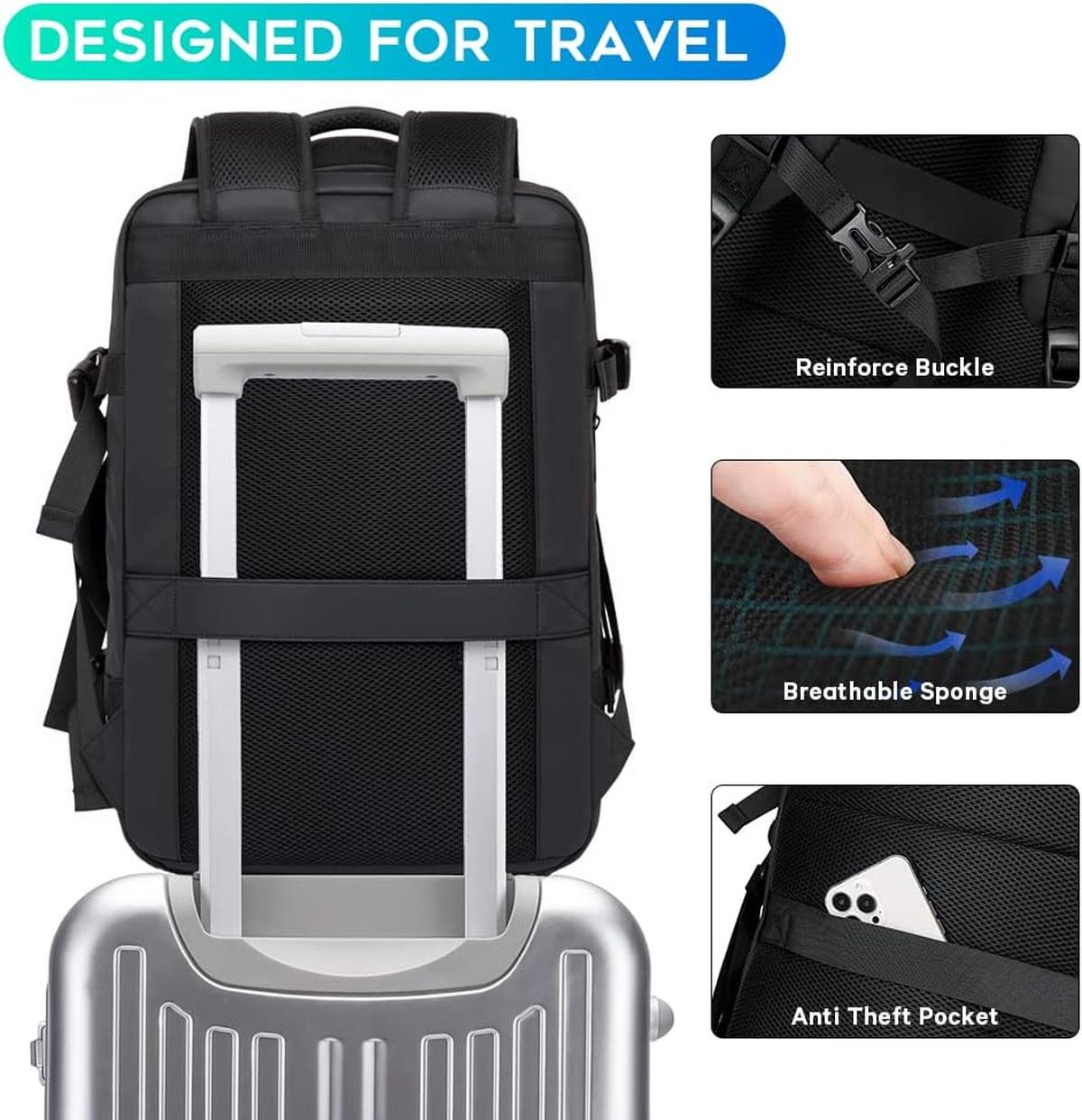 Multi-Purpose Travel Backpack Expandable Waterproof Duffle Design