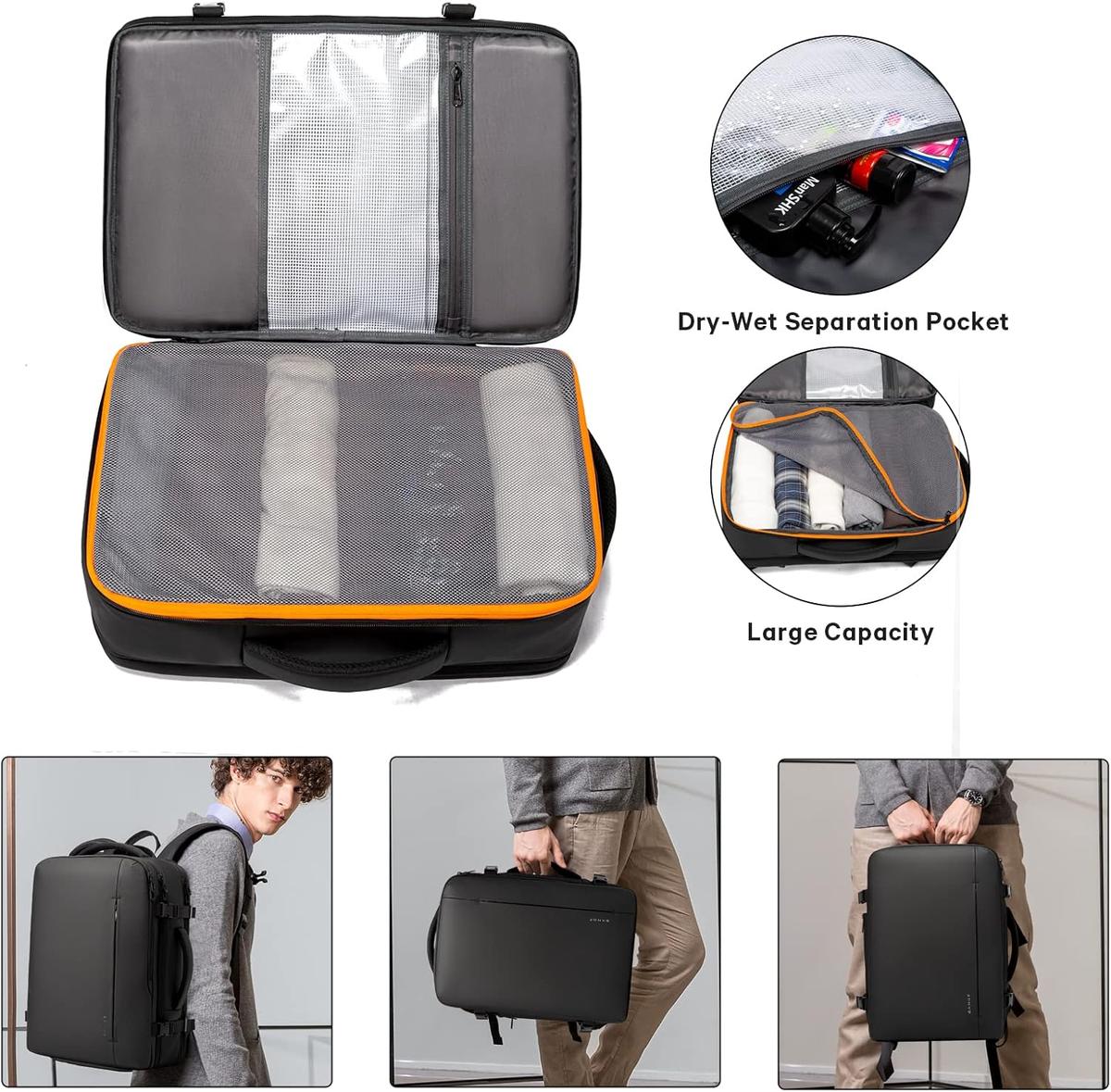 Multi-Purpose Travel Backpack Expandable Waterproof Duffle Design
