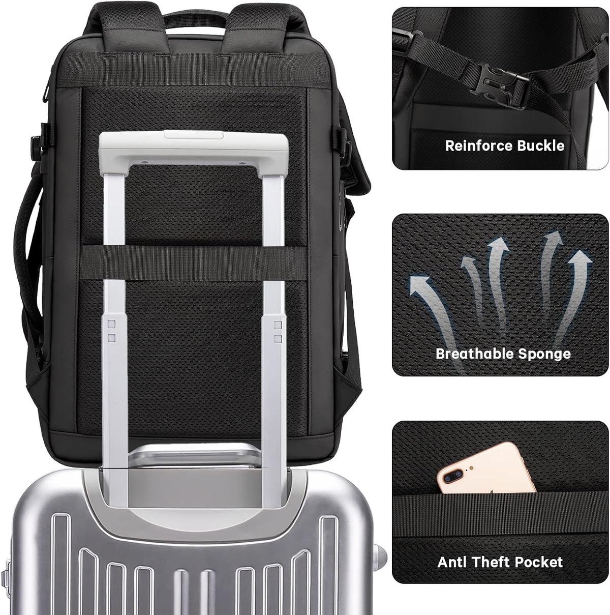 Multi-Purpose Travel Backpack Expandable Waterproof Duffle Design