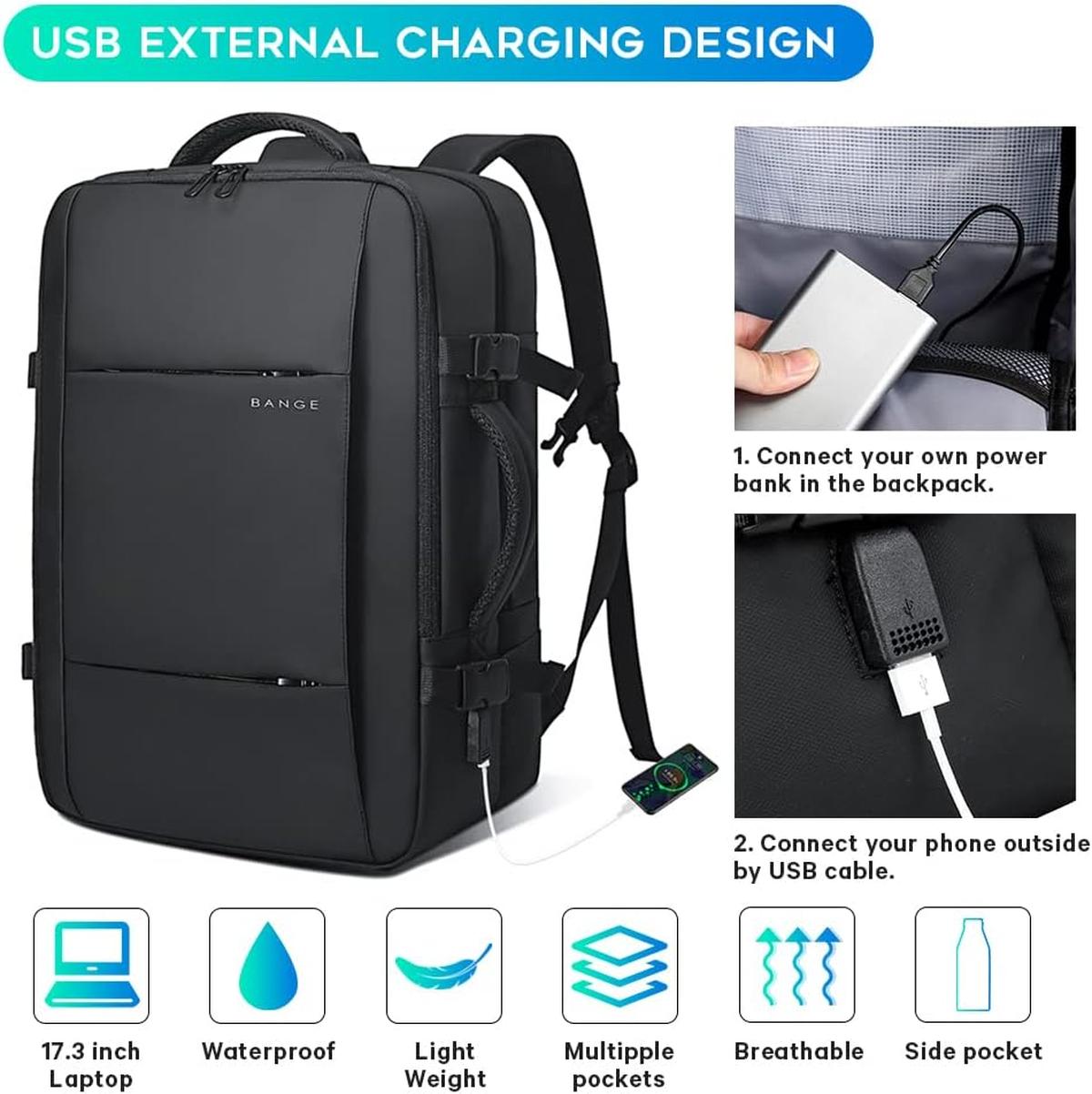 Multi-Purpose Travel Backpack Expandable Waterproof Duffle Design