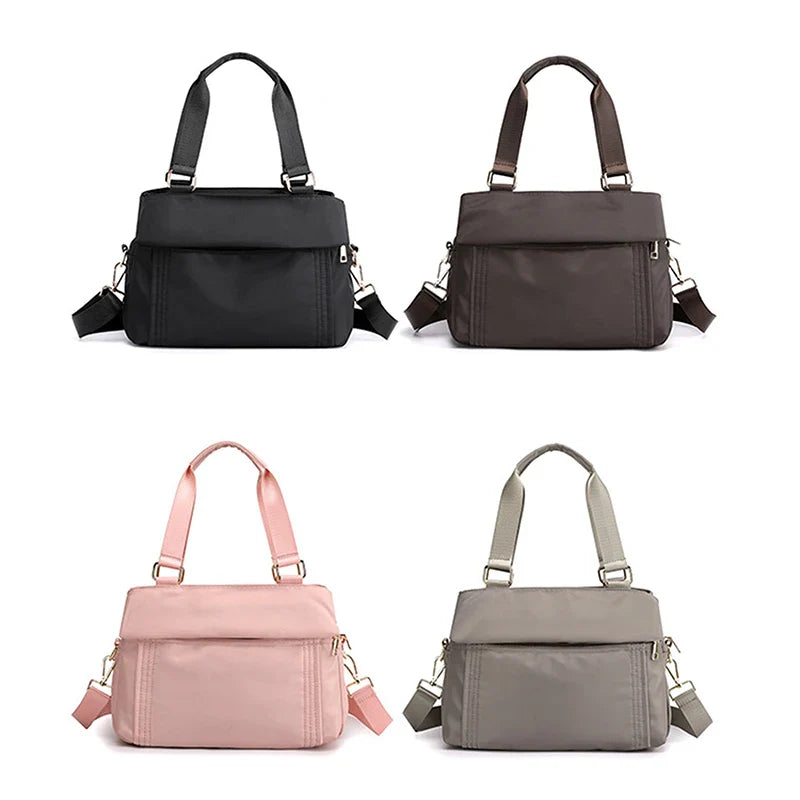 Women's Multi-Layer Large Capacity Nylon Crossbody Travel Bag