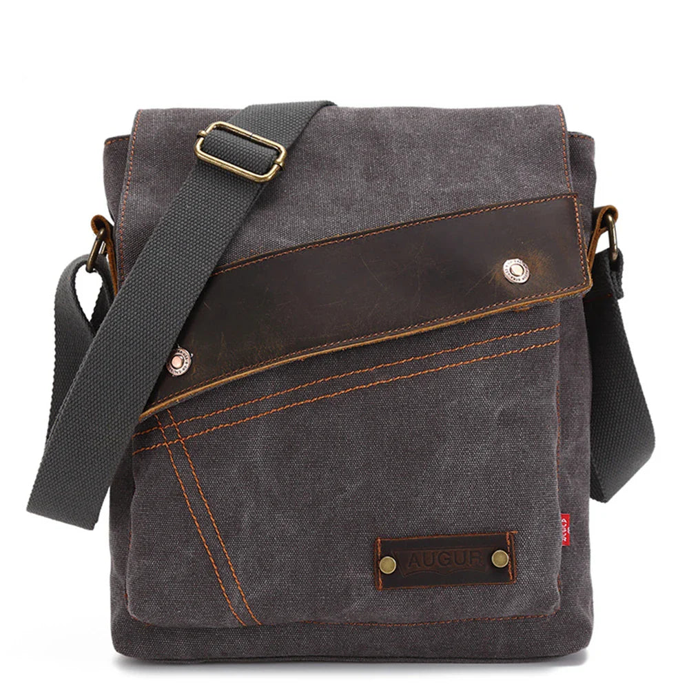 Mason | Men's Vintage Small Canvas Crossbody Messenger Bag