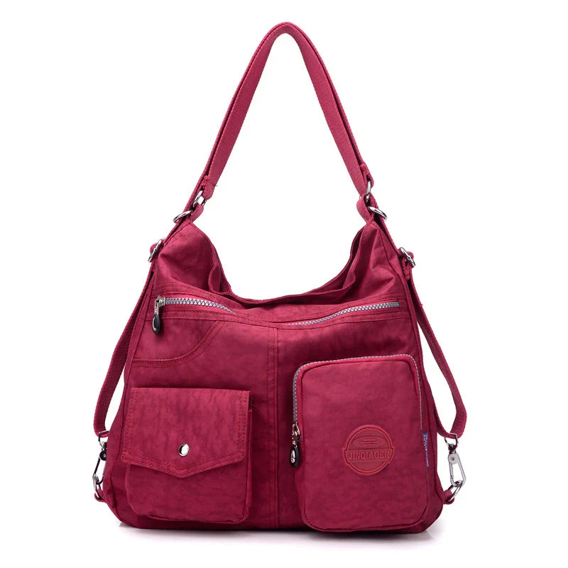 Mira | Women's Large Capacity Waterproof Nylon Crossbody Messenger Travel Bag