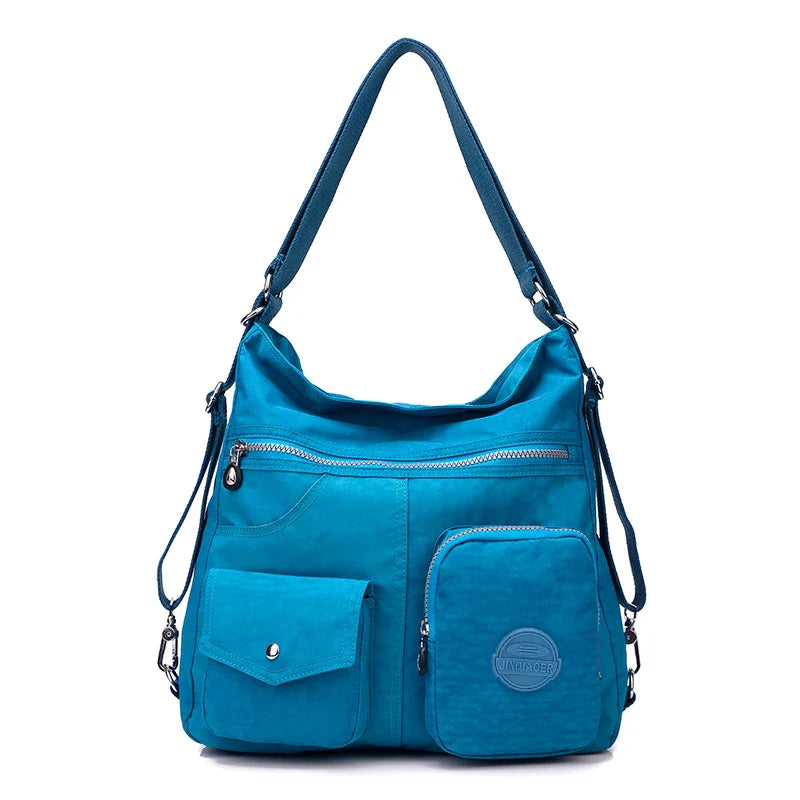 Mira | Women's Large Capacity Waterproof Nylon Crossbody Messenger Travel Bag