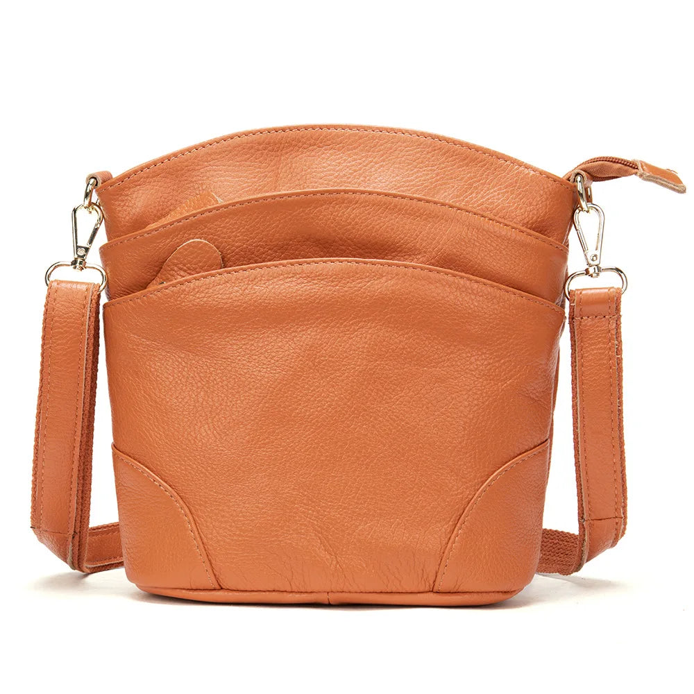 Grace | Women's Vintage Leather Large Crossbody Sling Bag
