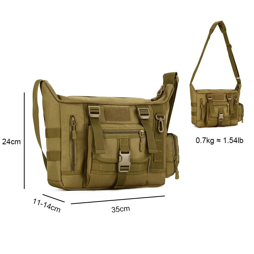 Riley | Men's Tactical Crossbody Messenger Travel Bag