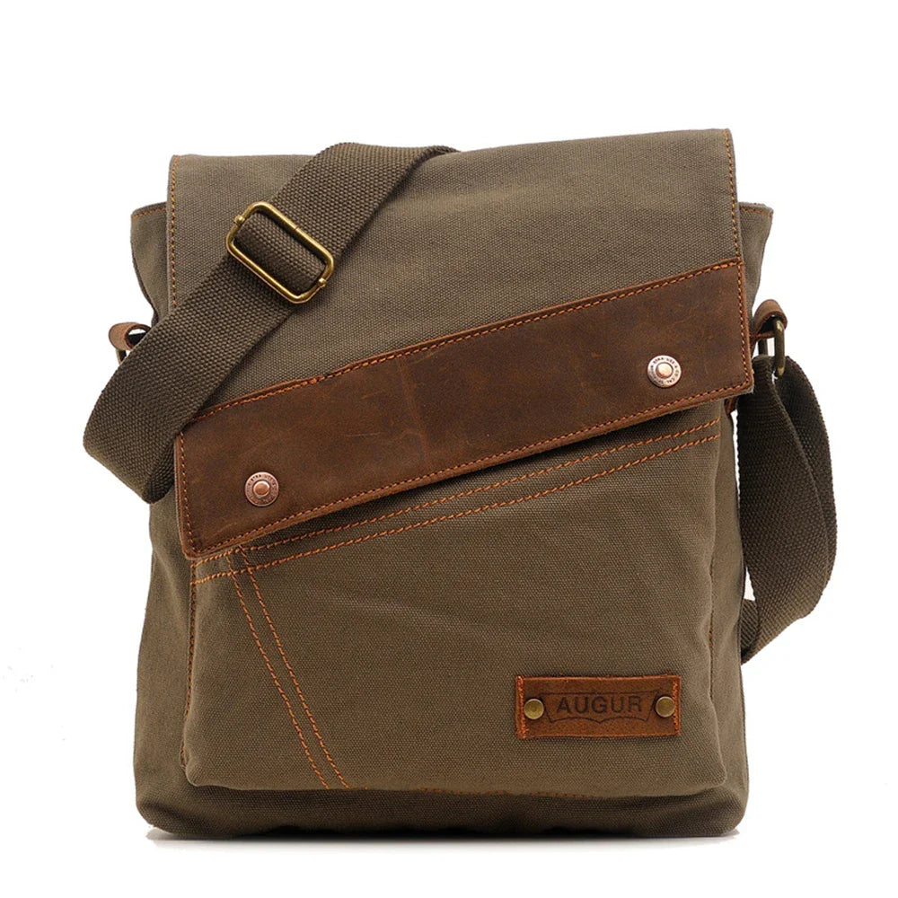 Mason | Men's Vintage Small Canvas Crossbody Messenger Bag