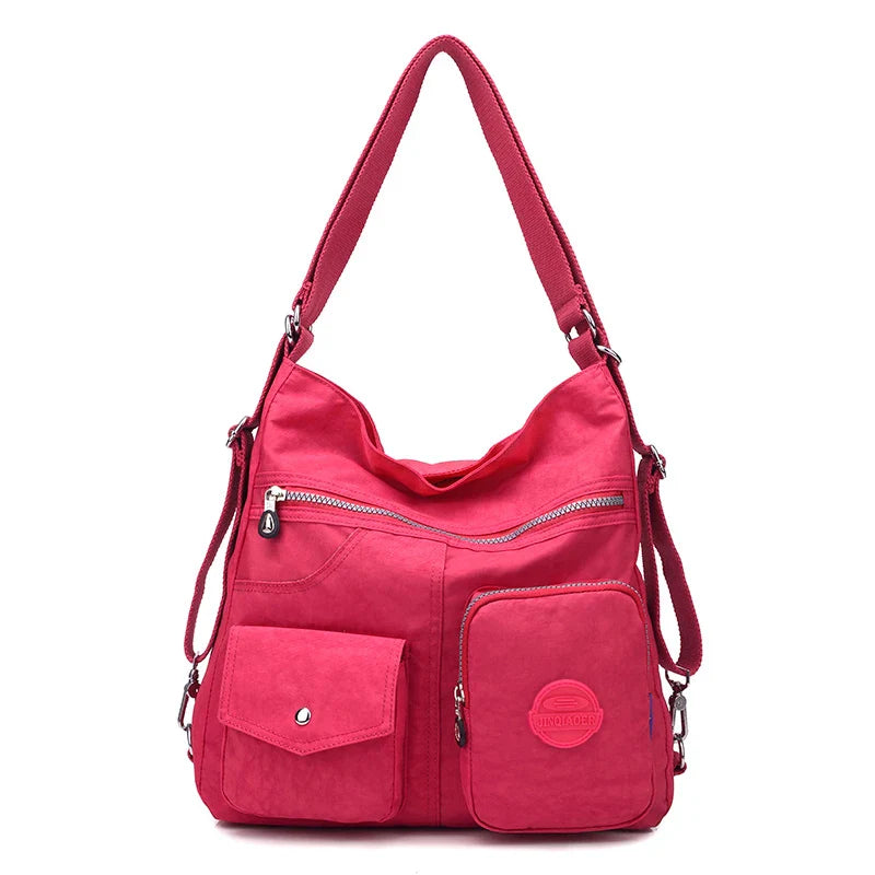Mira | Women's Large Capacity Waterproof Nylon Crossbody Messenger Travel Bag