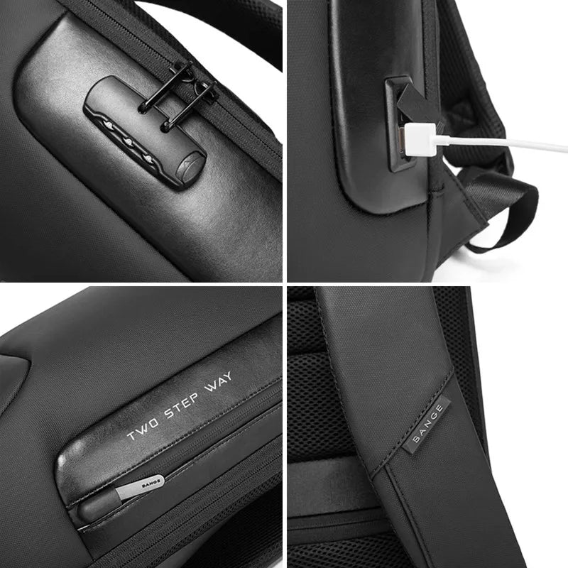 Large Anti-Theft Travel Hiking Laptop Backpack