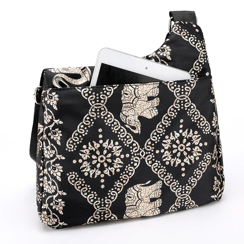 Nicole | Women's Nylon Multi-Pocket Travel Crossbody Messenger Bag