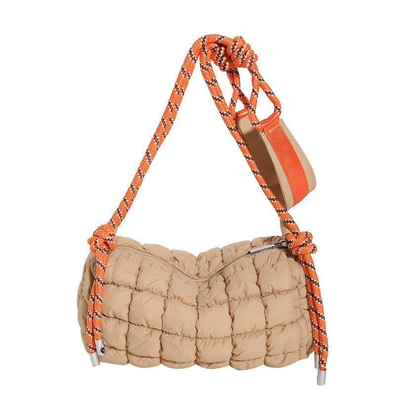 Thea | Women's Quilted Nylon Waterproof Crossbody Messenger Travel Bag