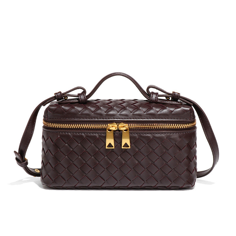 Women’s Box Handbag Structured design with textured woven finish