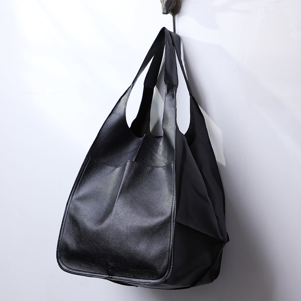 Women’s Oversized Retro Shoulder Bag Timeless Daily Essential