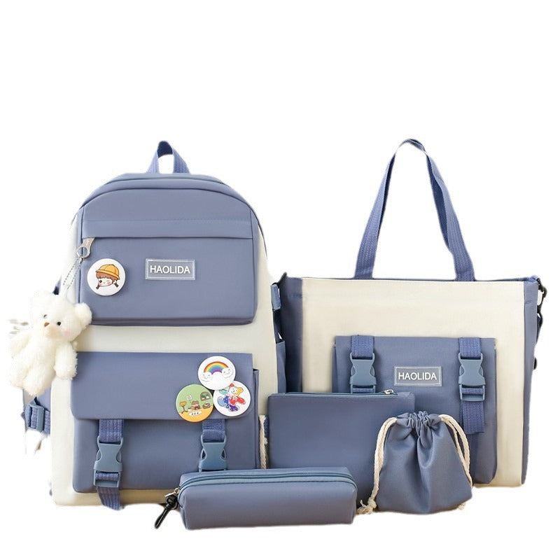 Emma | 4pc Large Capacity Kids School Backpack Set