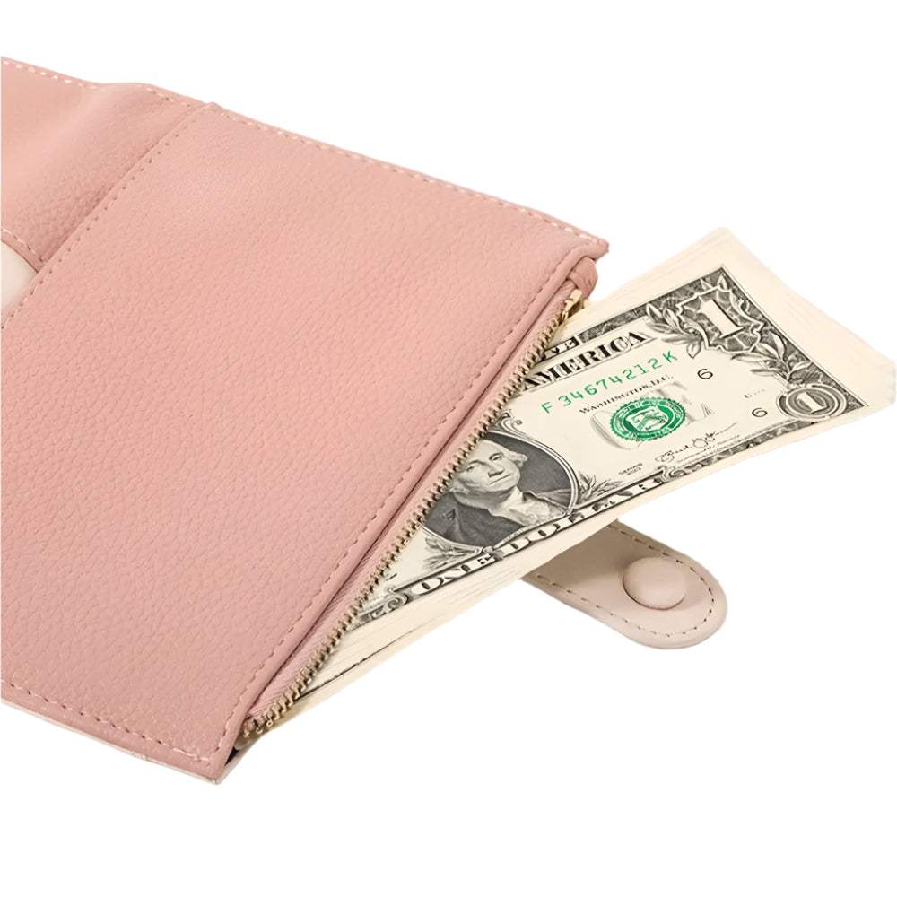 Sarah | Lightweight Faux Leather Passport Holder Travel Wallet