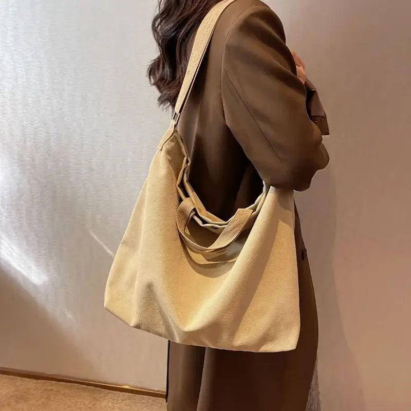 Emma | Women's Versatile Canvas Crossbody Messenger Tote Bag