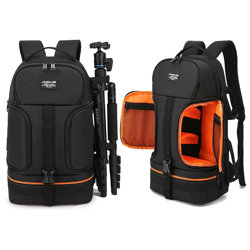 Waterproof DSLR Camera Backpack with Tripod Holders