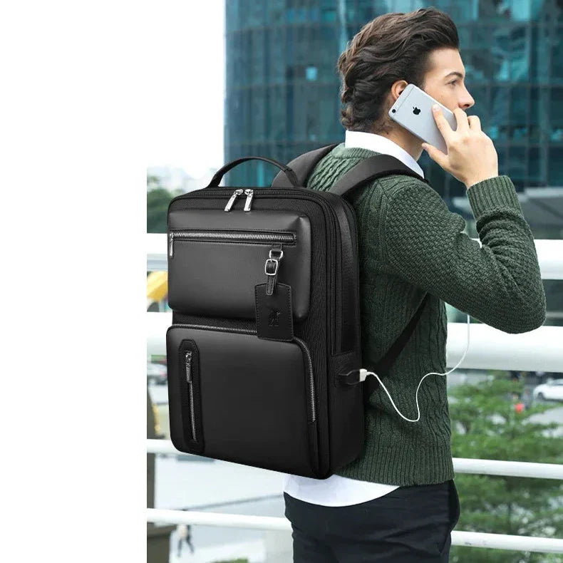 Explorer | Men's Lightweight Anti-Theft Laptop Travel Backpack with USB Charging
