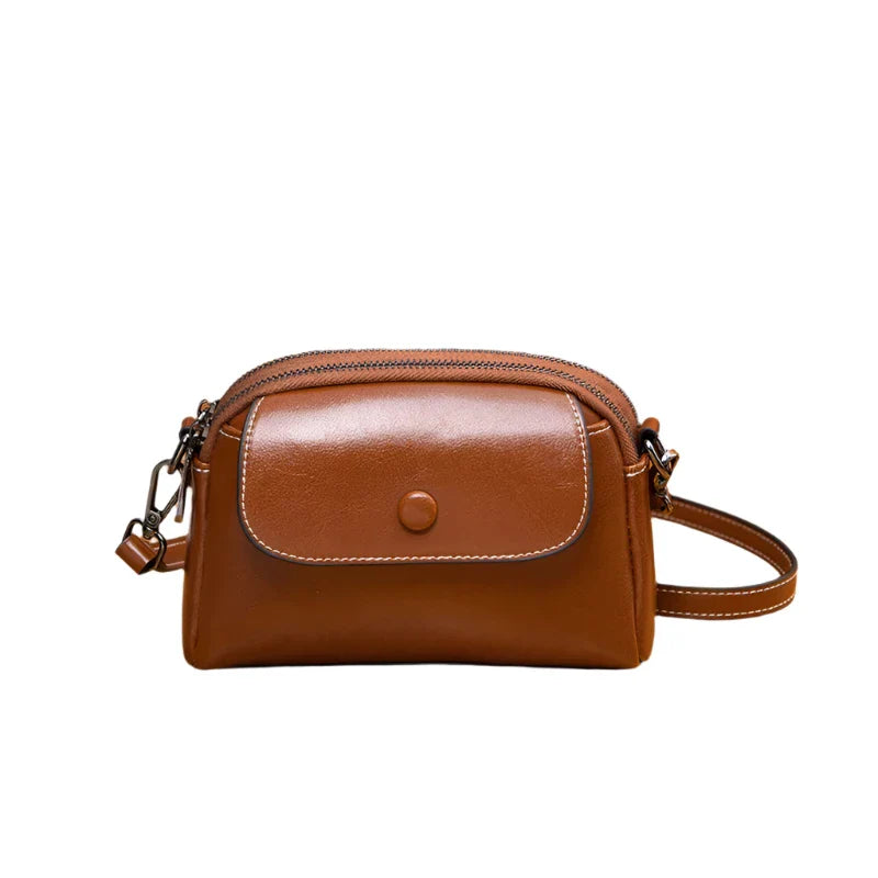 Emma | Women's Simple Leather Crossbody Sling Bag