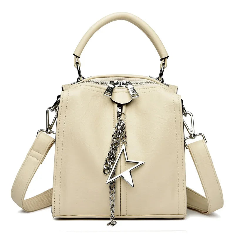 Stella | Vintage Leather Women's Travel Backpack