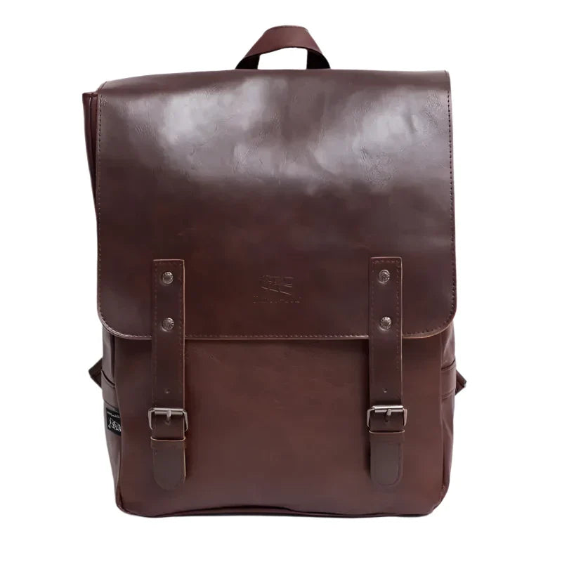 Chloe | Women's Vegan Leather Dual Strap Large Travel Laptop Backpack