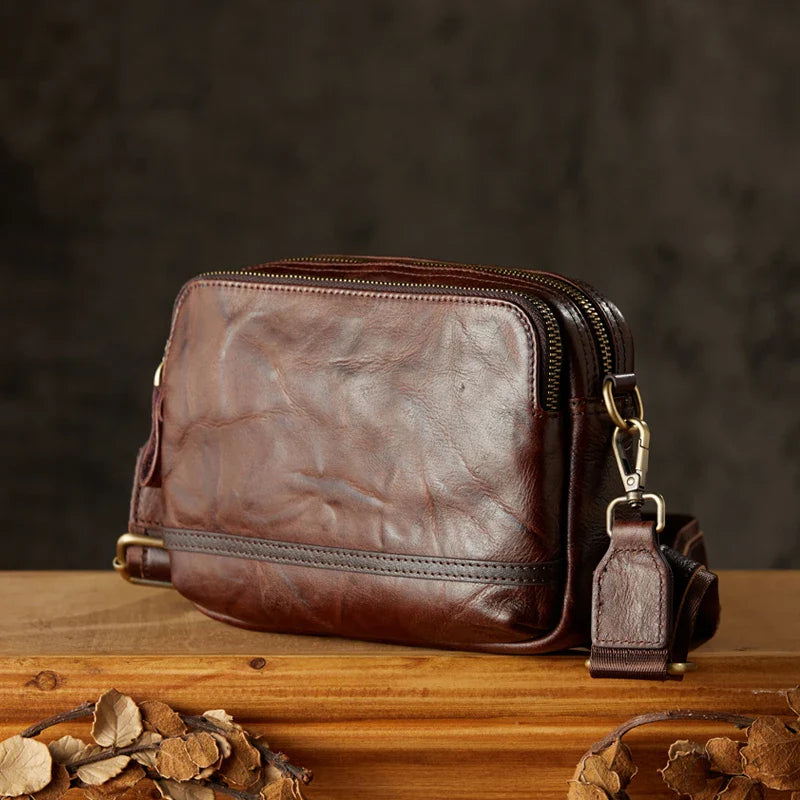 Noah | Men's Retro Genuine Leather Crossbody Sling Bag