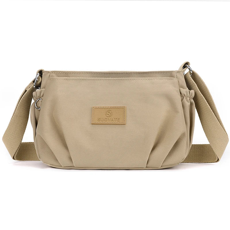 Ava | Women's Nylon Multi-Pocket Crossbody Messenger Bag