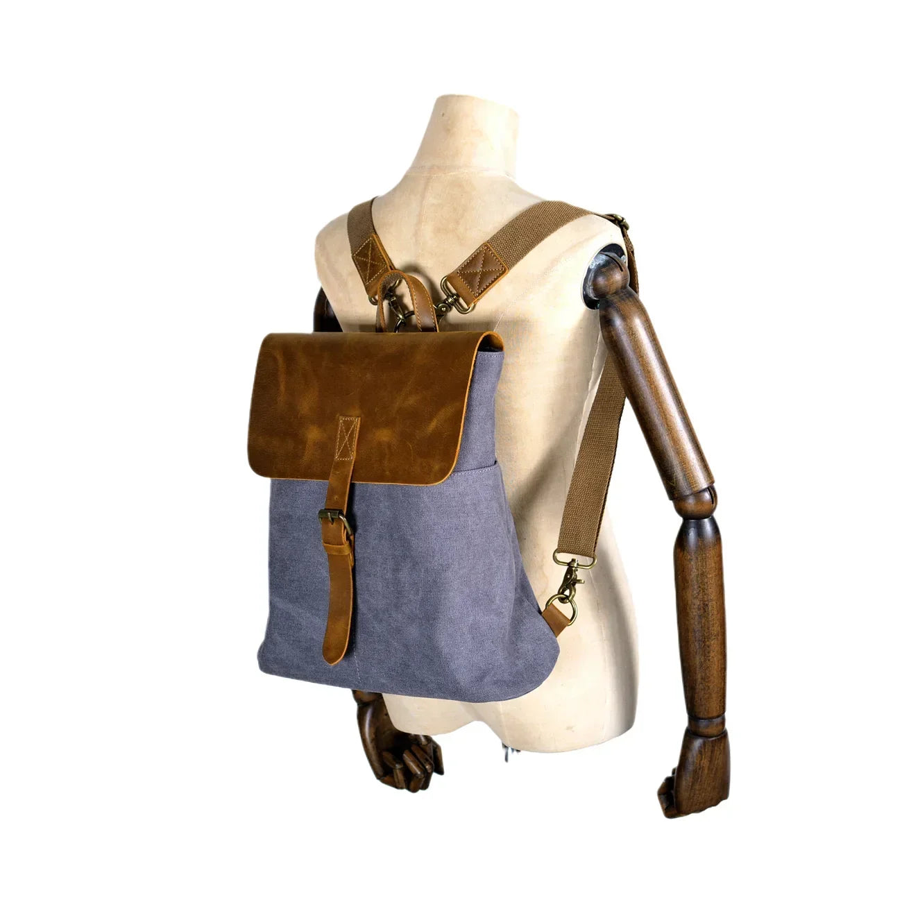 Ella | Convertible Large Canvas Backpack