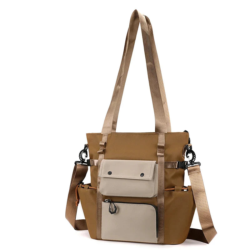 Brielle | Women's Lightweight Multi-Pocket Crossbody Messenger Bag