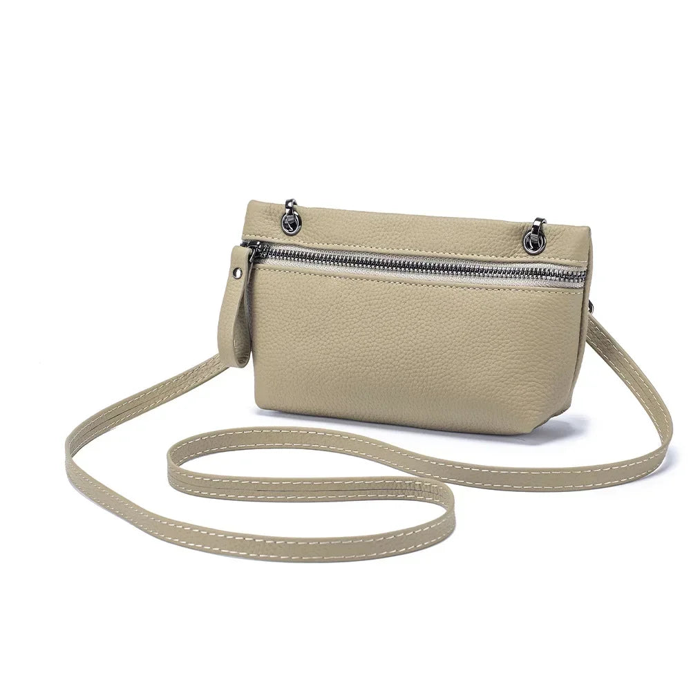 Sophia | Women's Small Compact Faux Leather Crossbody Sling Handbag