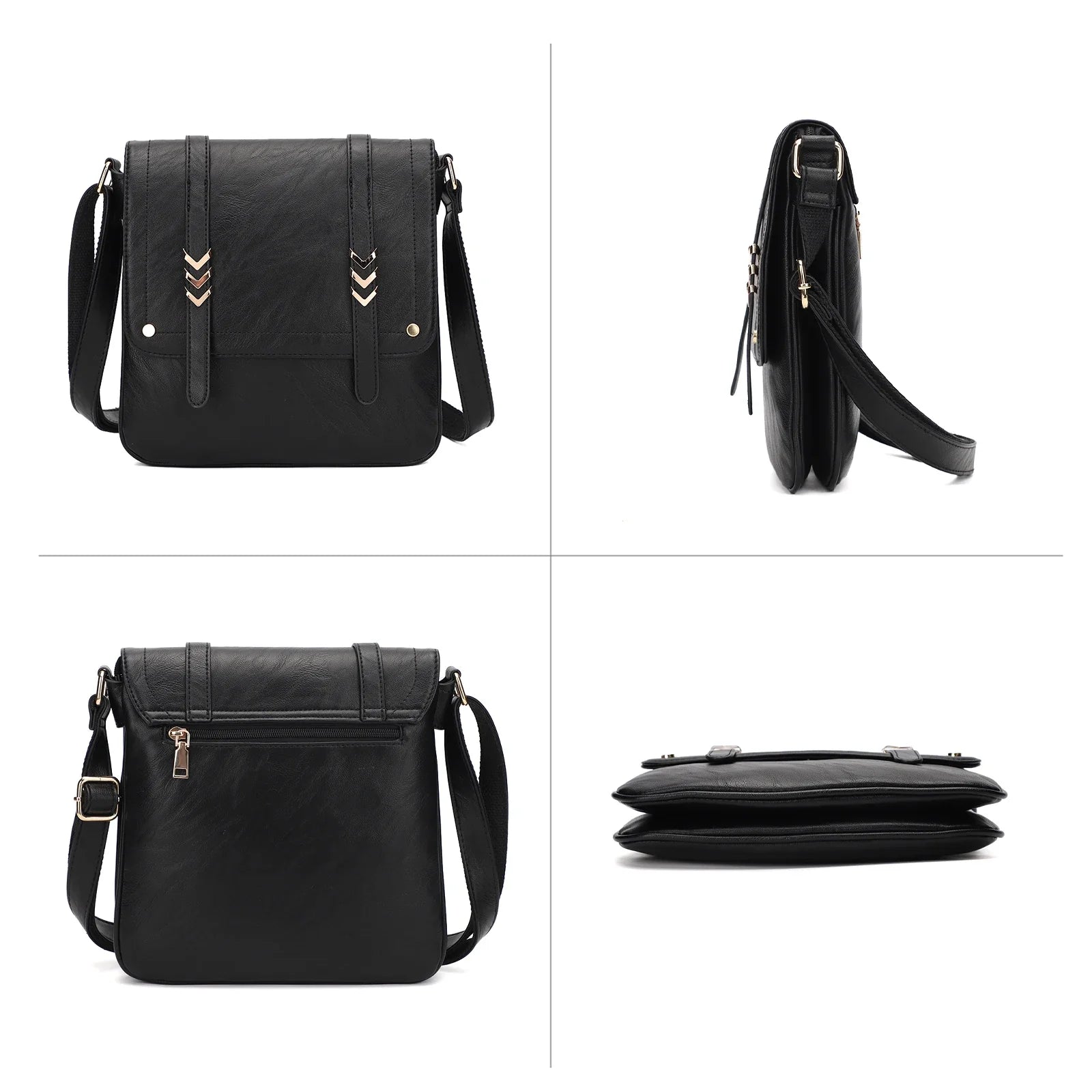 Emily | Double Compartment Crossbody Sling Bag