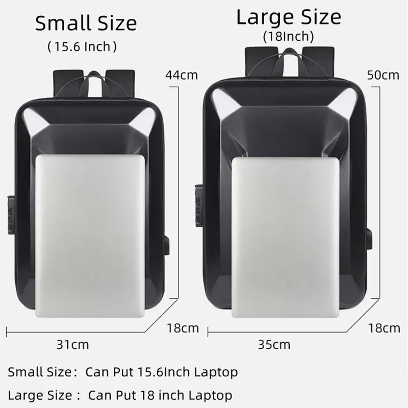 Dylan | Men's Slim Anti-Theft Hard Shell Laptop Travel Backpack