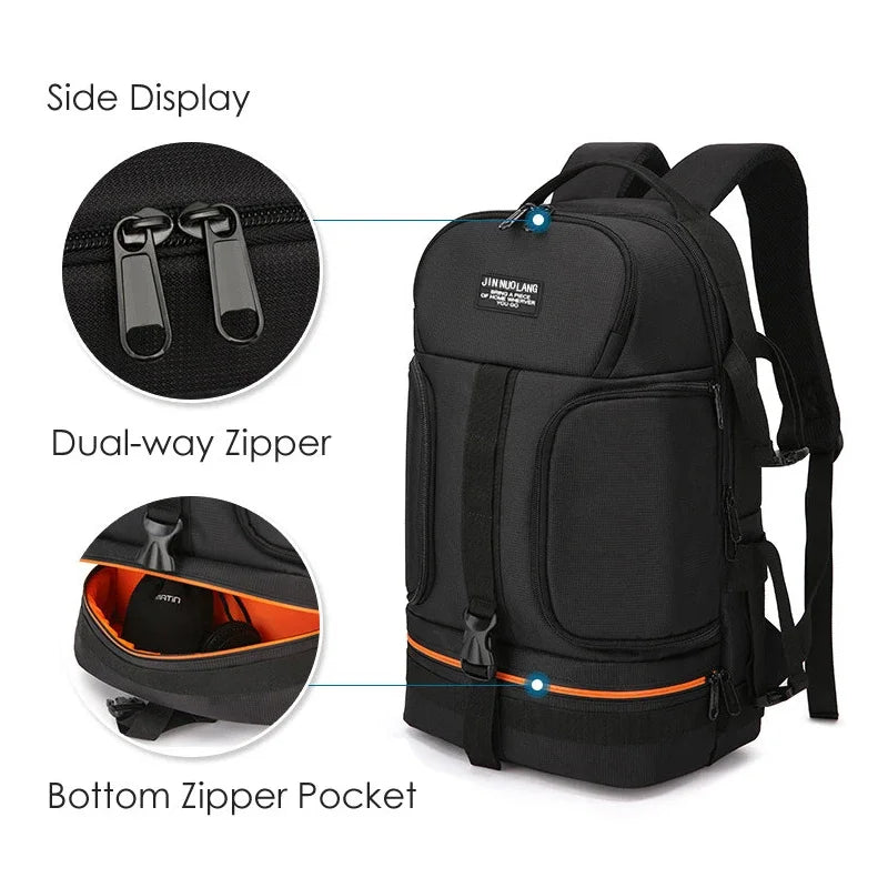 Waterproof DSLR Camera Backpack with Tripod Holders