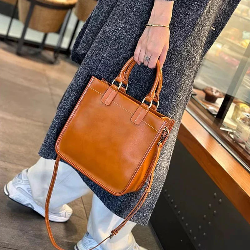 Emma | Women's Vintage Square Crossbody Sling Handbag