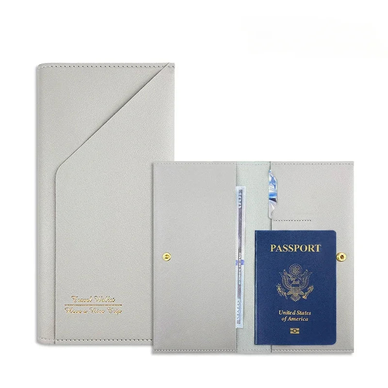 RFID Document Passport Holder Travel Wallet