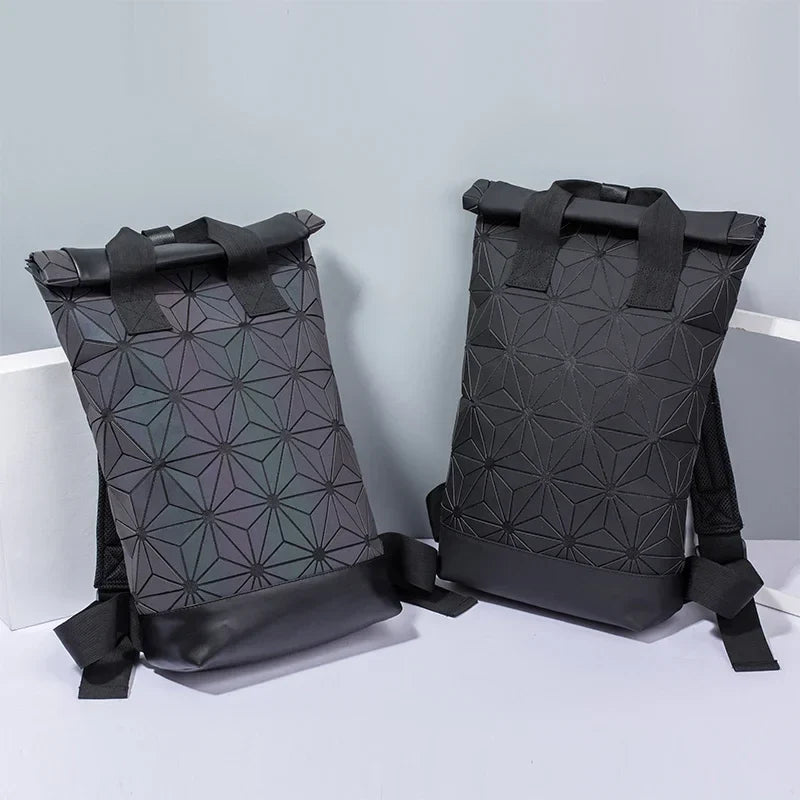 Sophie | Women's Luminous Geometric Large Travel Hiking Laptop Backpack