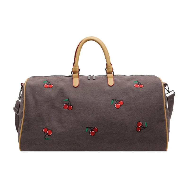 Louis | Women's Vintage Canvas Weekender Garment Duffle Bag