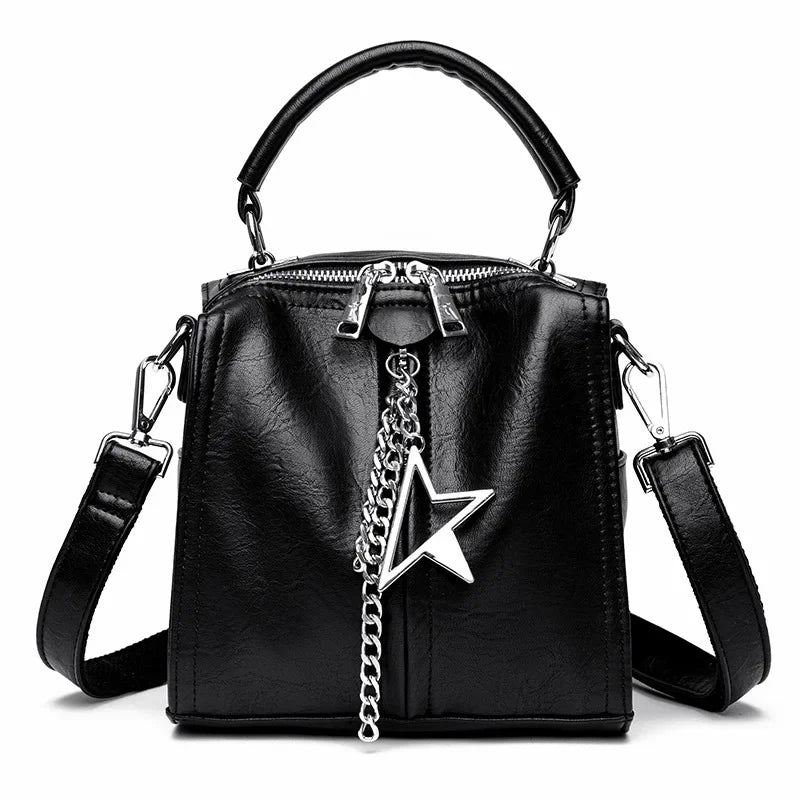Stella | Vintage Leather Women's Travel Backpack