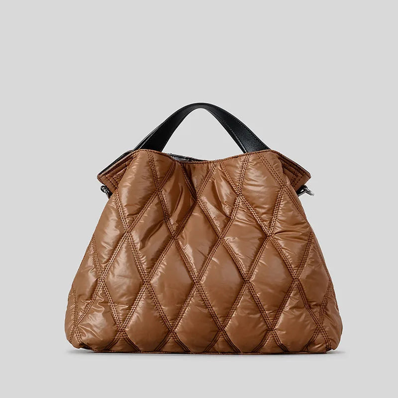 Lila | Women's Lightweight Puffer Crossbody Messenger Handbag